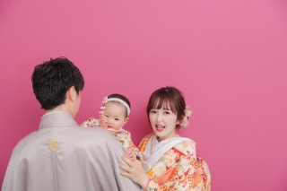 赤ちゃんと一緒☆和装フォト
