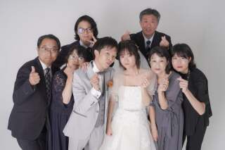 家族と一緒に撮影☆