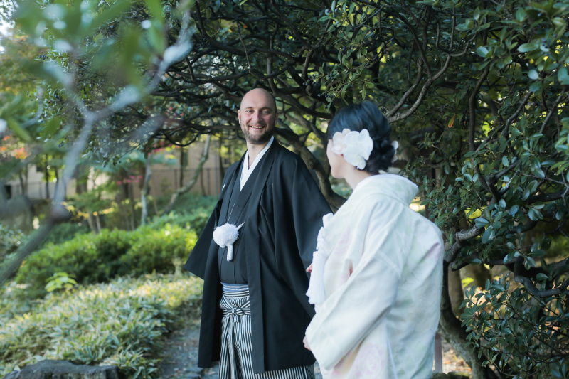 ご新郎様のエスコート