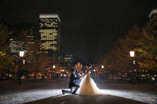 洋装ロケ〜東京駅夜景〜