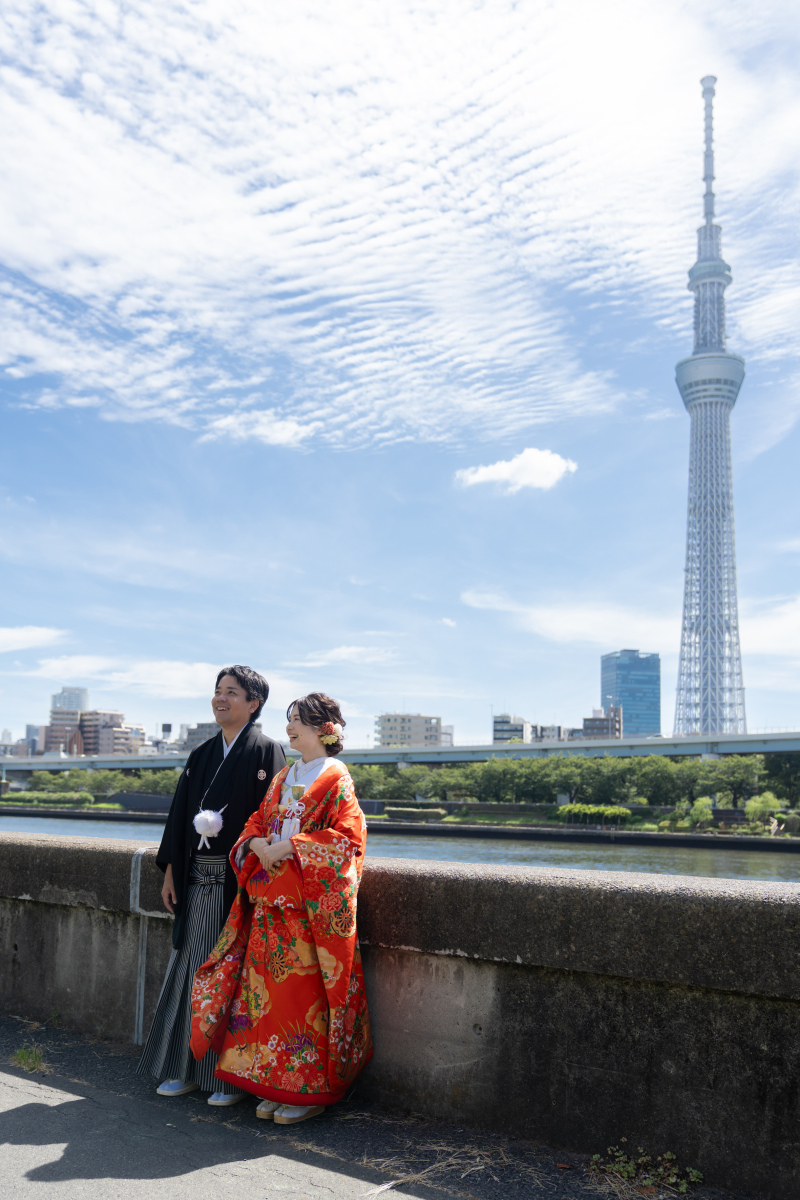 青空とスカイツリー