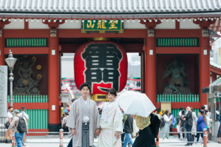 雷門オプション+和装ハウススタジオ