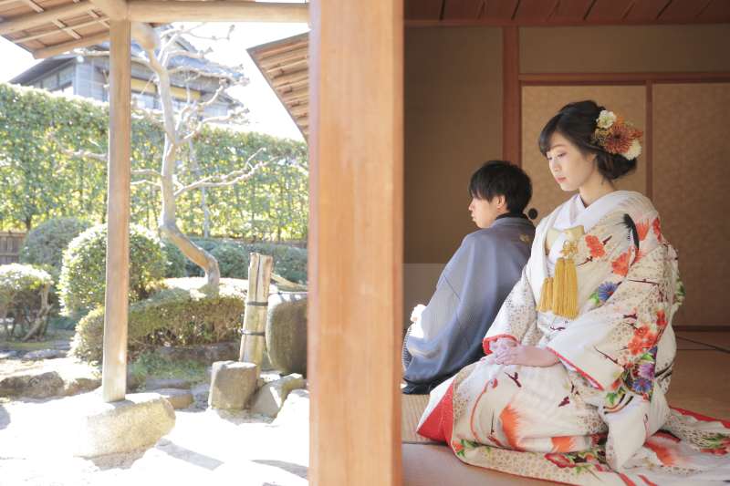 お茶室で、まったりと。