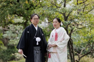 新緑と和装＆洋装ハウススタジオ