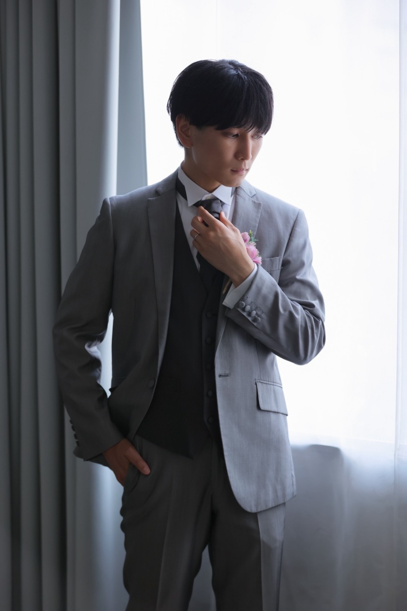 ご新郎様ソロショット
