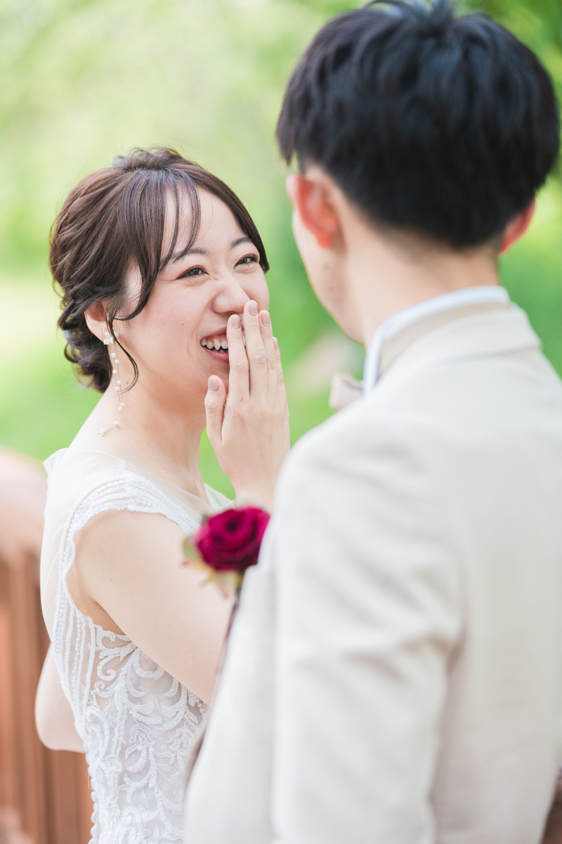 ついつい笑顔に