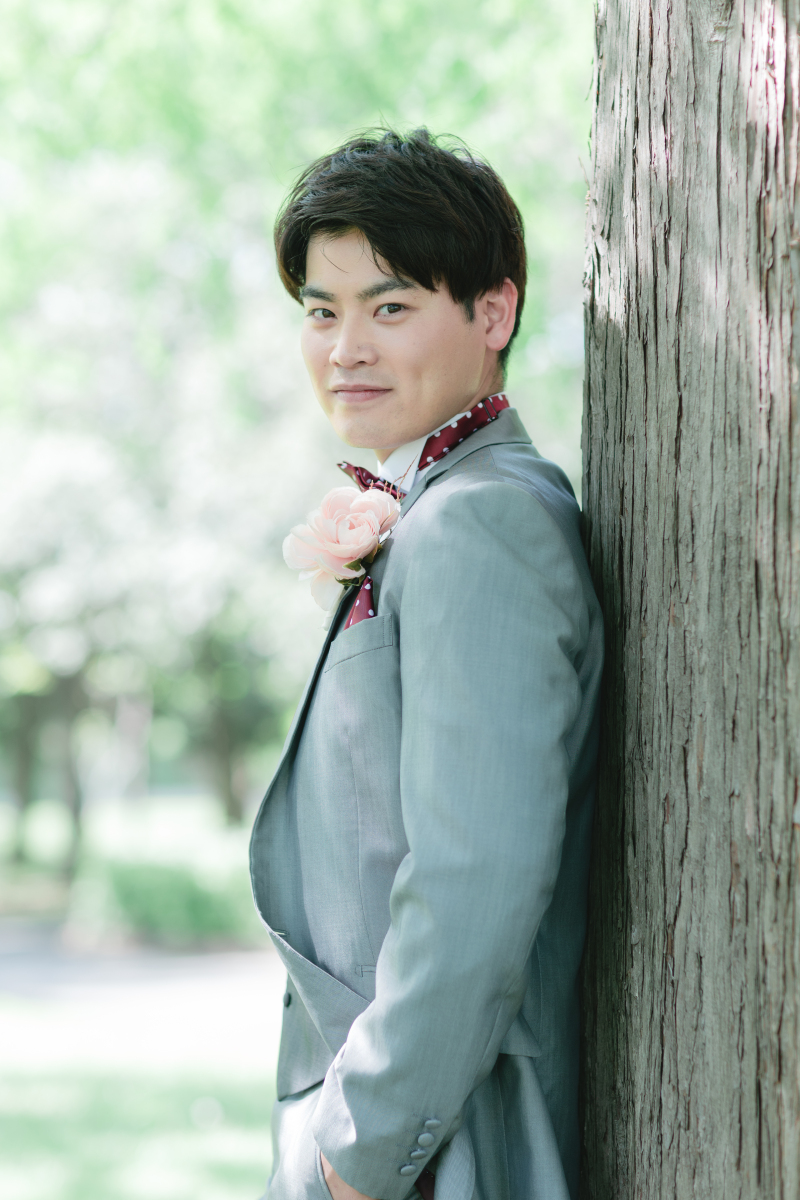 ご新郎様のソロカット！