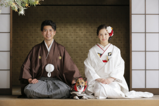 ペットと一緒にウェディングフォト♪ ワンちゃん編