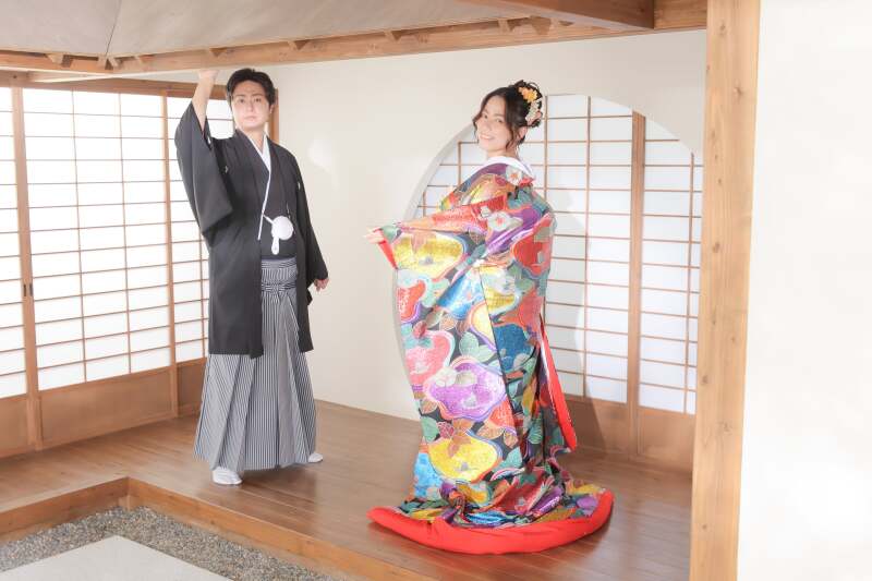 色打掛に
