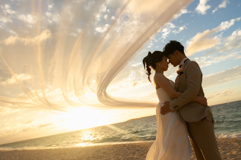 チュールを使って