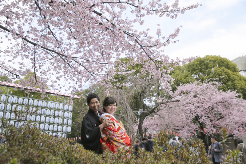 おふたりの笑顔も満開♪