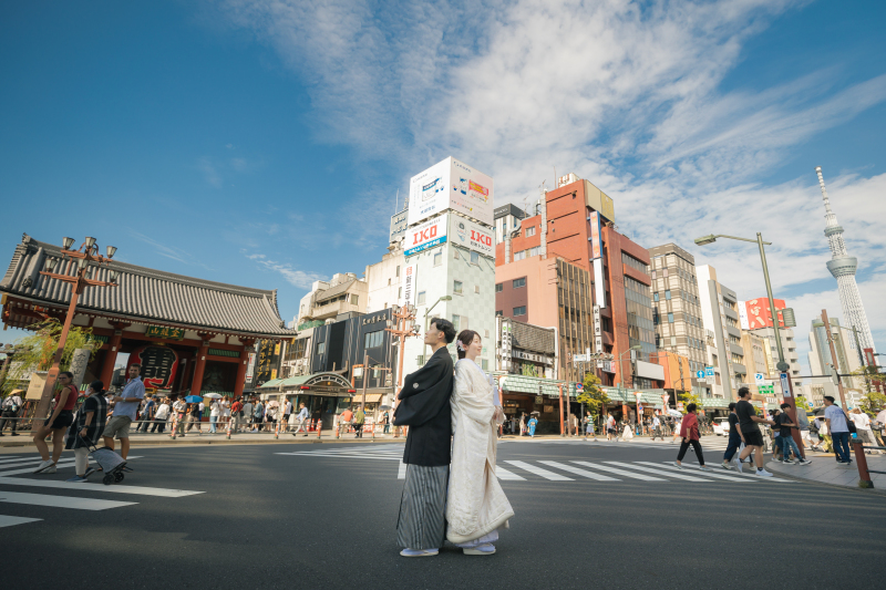 雷門とスカイツリー