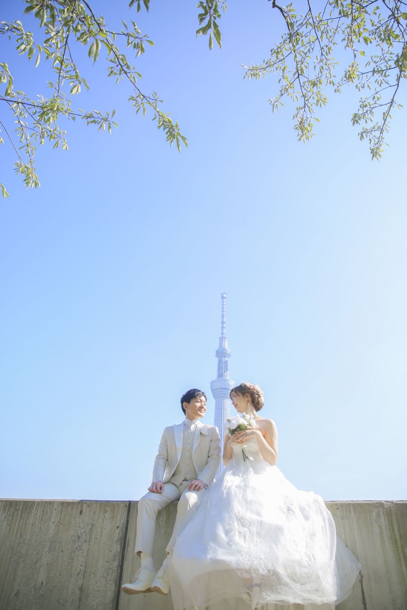 晴天とスカイツリー！