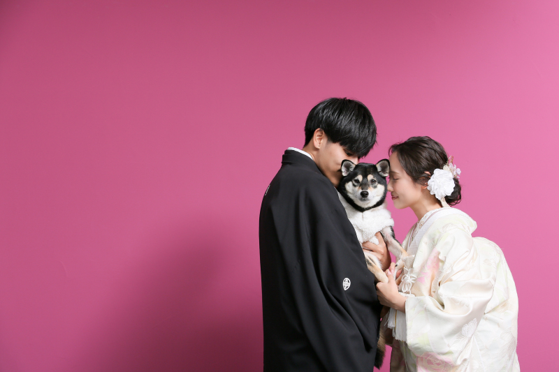大切なペットとの撮影も大歓迎です！＾＾