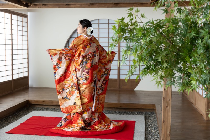 新婦様の後ろ姿