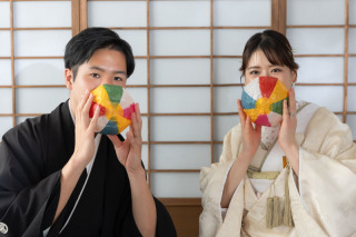 お持ち込みの小物と一緒に