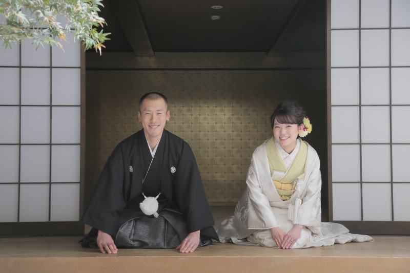 お出迎えのポーズ