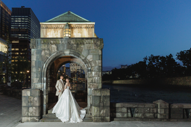 丸の内の夜景と