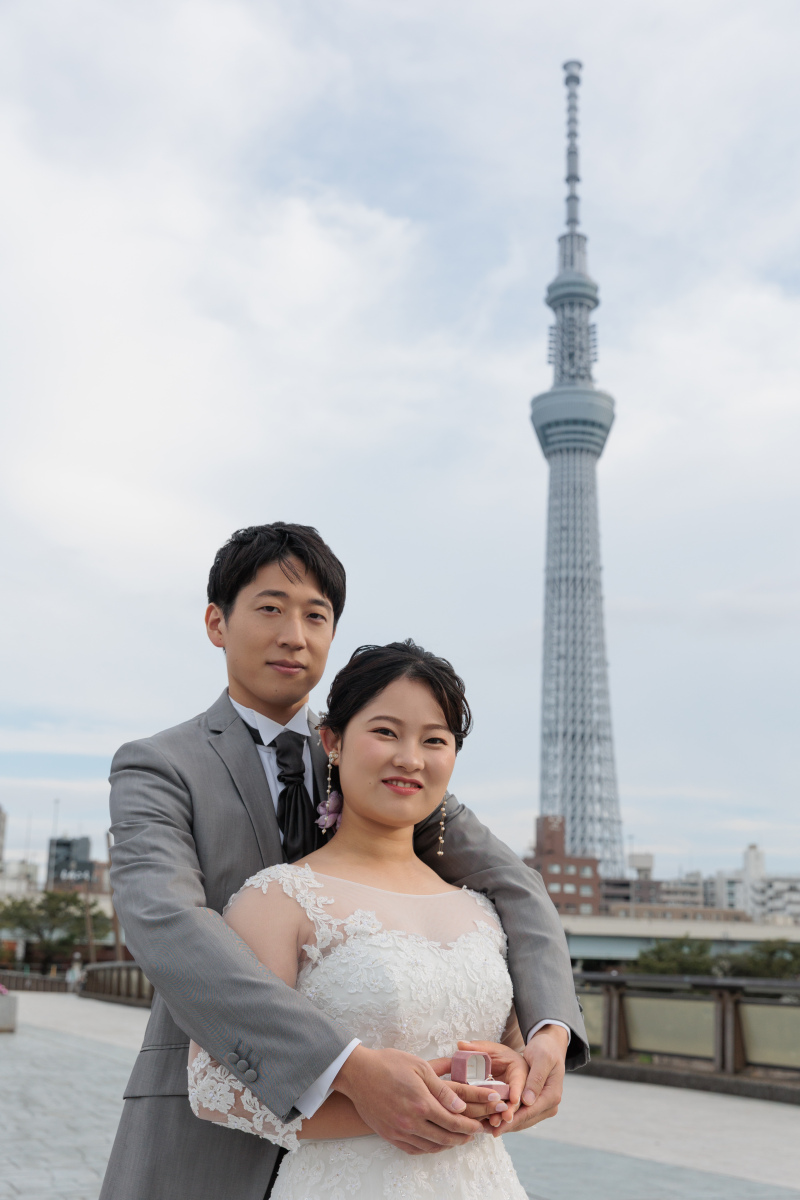 受け取った指輪と