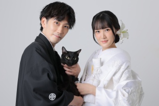 【和装スタジオプラス】猫ちゃんと一緒に！