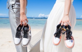 沖縄の海とお二人が好きなもの