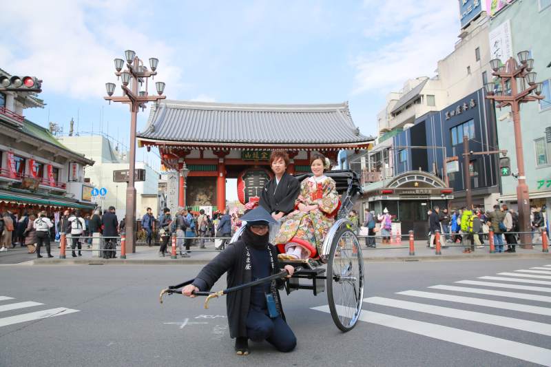 浅草周遊＋人力車