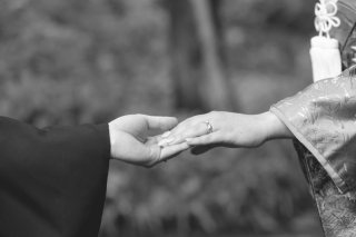 雨天の中の鎌倉ロケーション