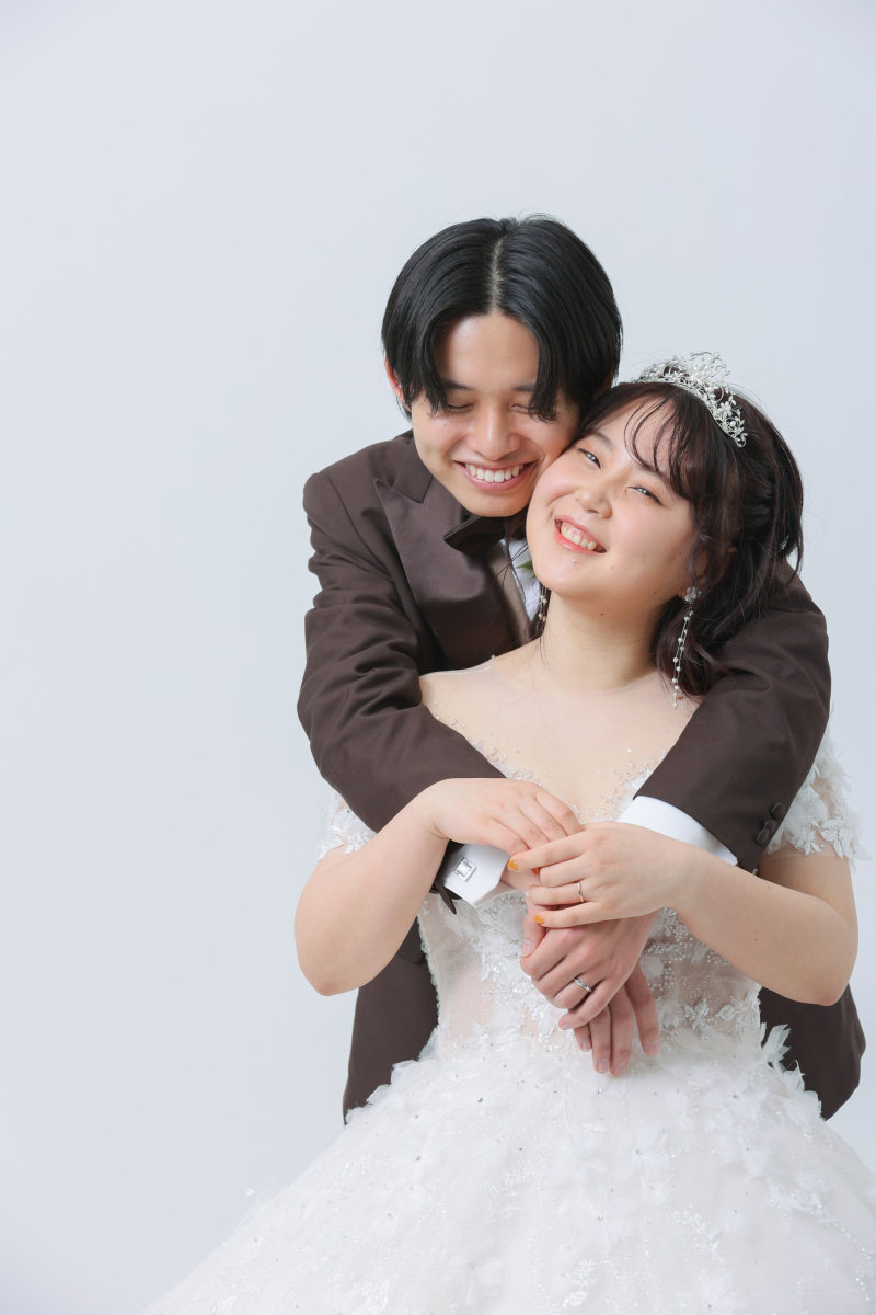 シンプルな背景ならではの