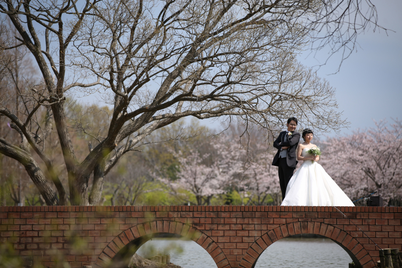 レンガ造りの橋