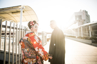 浅草で撮る和装ウェディングフォト