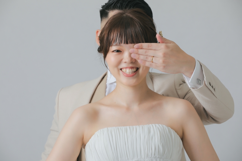 ご新郎様の指輪とご新婦様