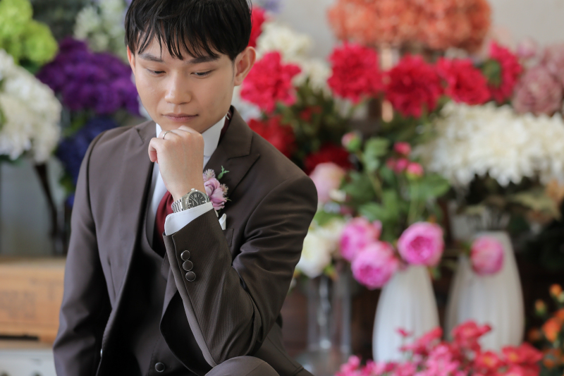 ご新郎様ソロショット