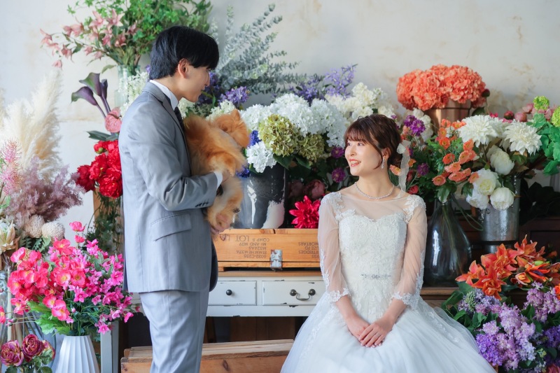 ワンちゃんを連れてきました!