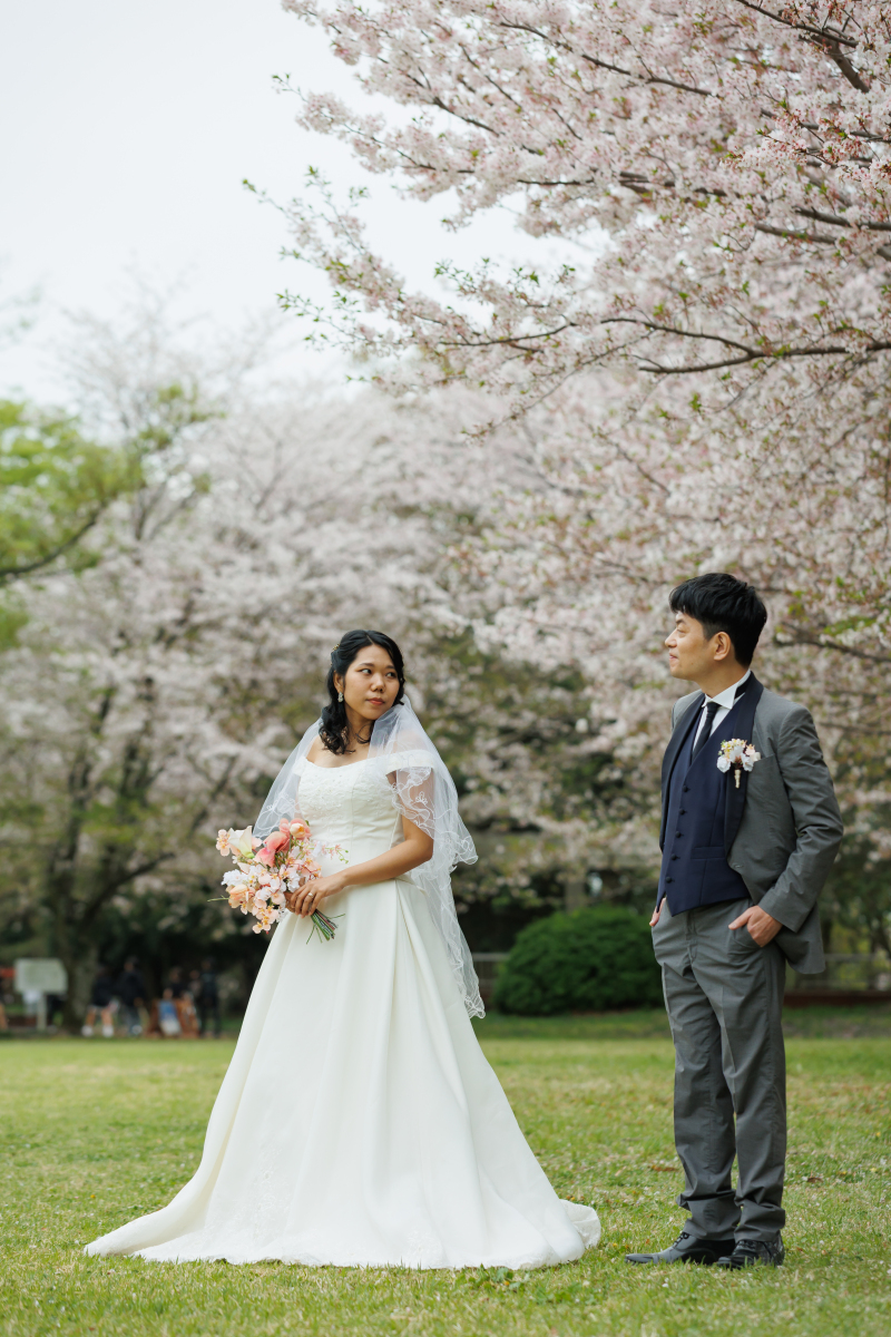 桜と共に