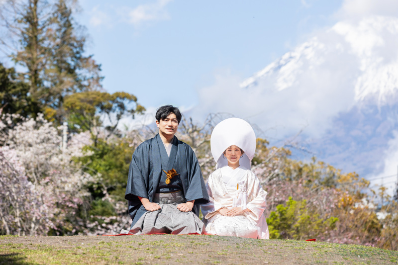 定番の正座ショット
