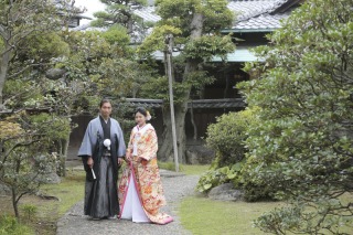 大正ロマン漂う日本庭園