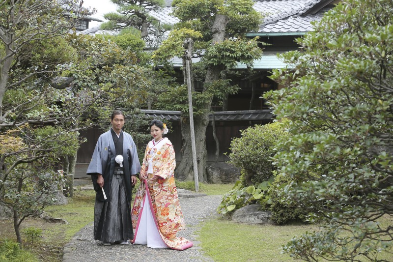 大正ロマン漂う日本庭園