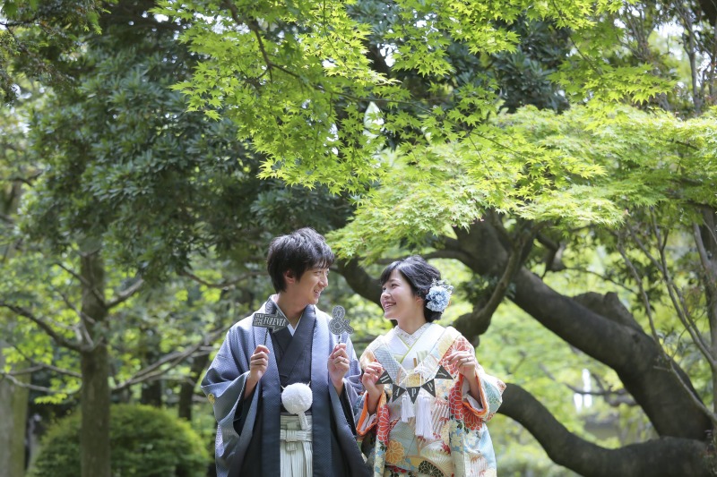 夏特有の深い緑の中で