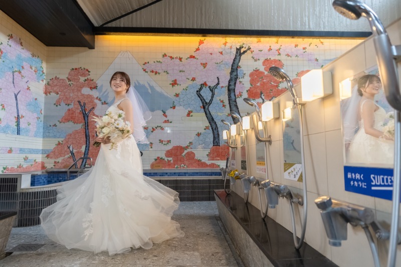 ご新婦様のソロカット!