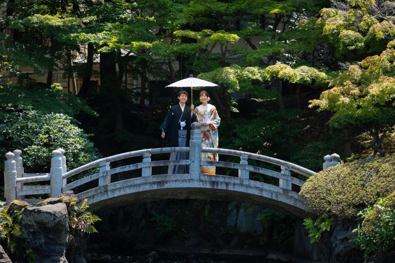 和装ロケーション　旧安田庭園