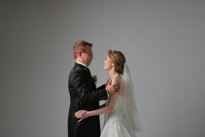 スタジオ撮影でシンプルに