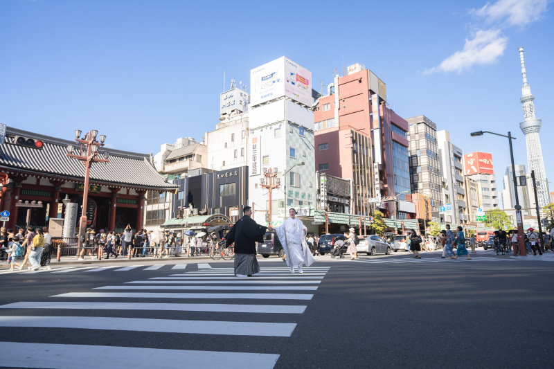 浅草周遊ロケーション