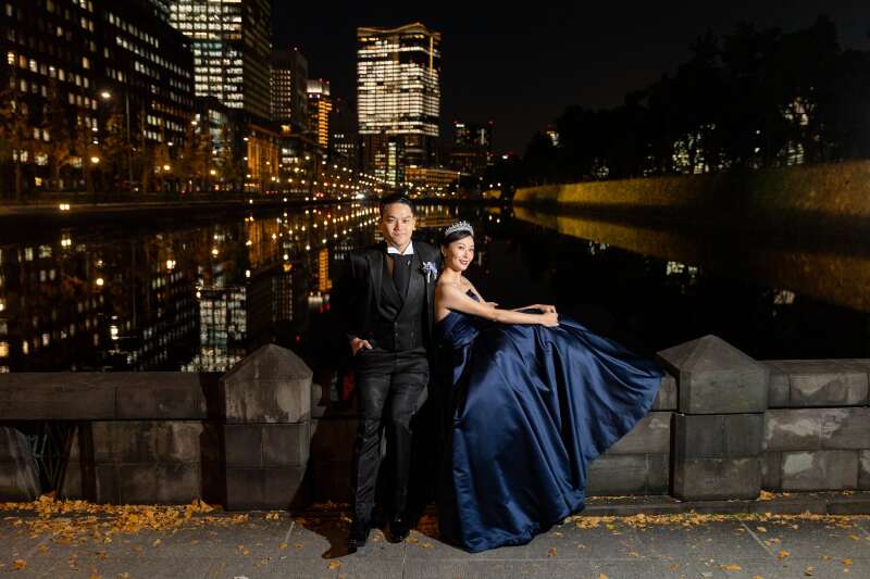 丸の内の夜景と