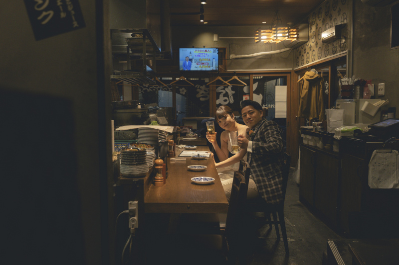 行きつけの居酒屋で