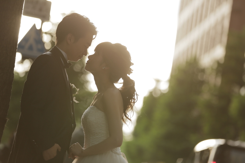 丸の内で大人可愛いロケフォトを