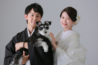 シンプルだけど個性の光る和装スタジオ