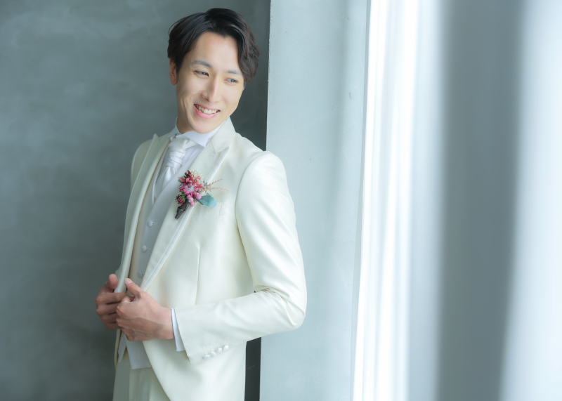 新郎様ソロショット
