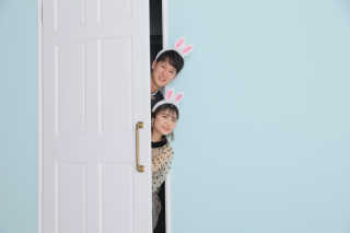 カラードレスで洋装ハウススタジオ