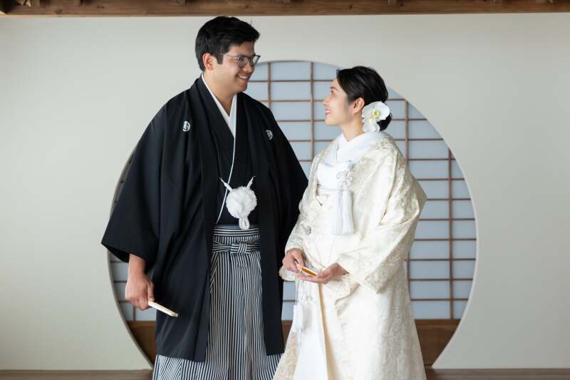 白無垢にチェンジ