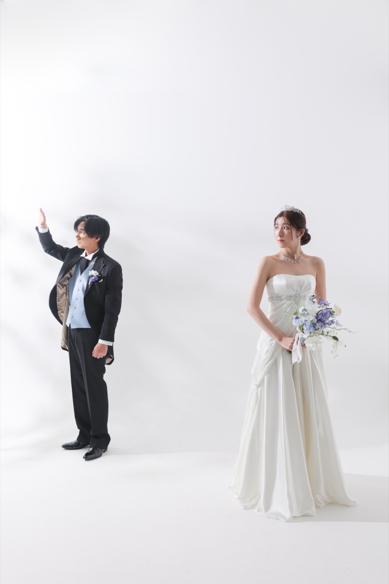 洋装スタイルのハウススタジオフォト